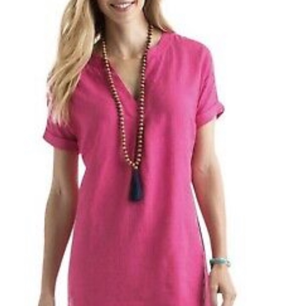 Vineyard Vines Linen Blend Dress/Tunic Size 12